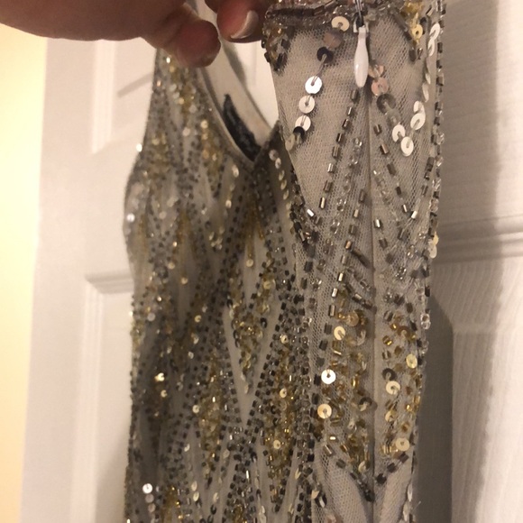 Pissaro Nights Beaded Dress Very Well Made- Like New Condition-Figure Flattering - Picture 7 of 12